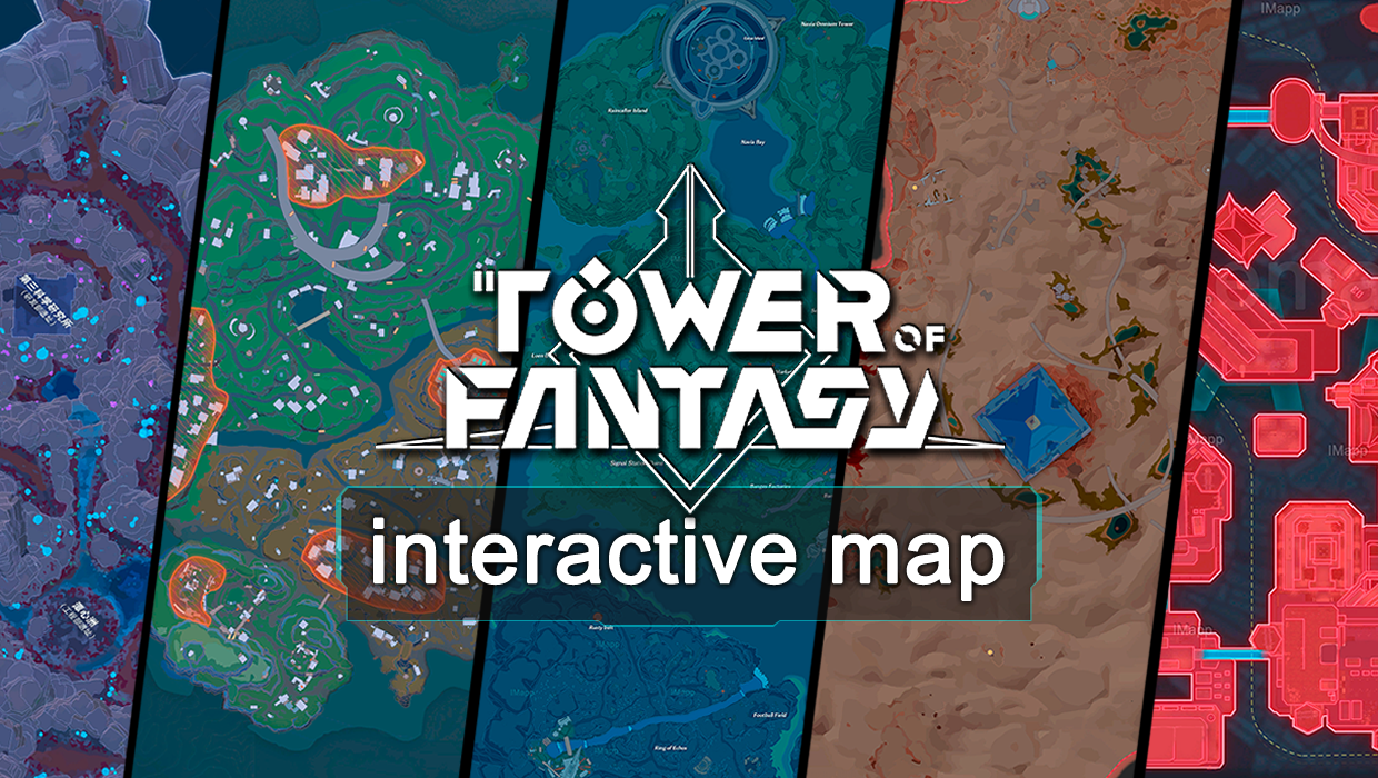 Interactive map Tower of Fantasy. Full map resources and exploration ToF —  Escorenews